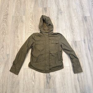 Gap Women’s Olive Green Hooded Jacket